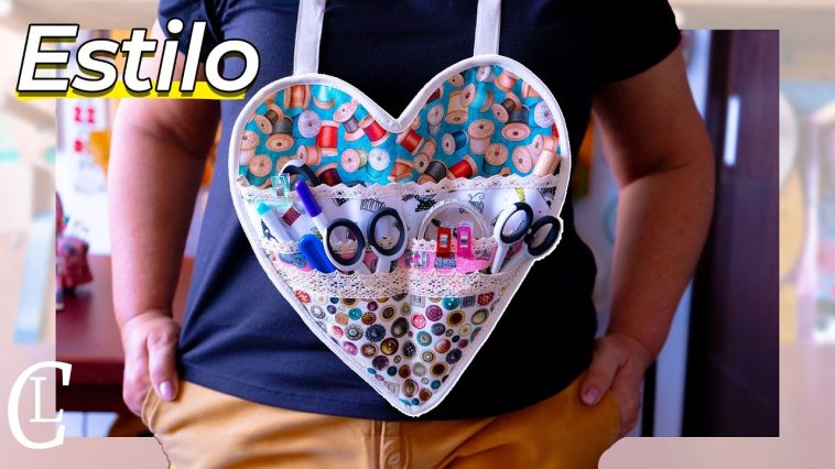 ORGANIZADOR EN FORMA DE CORAZÓN ¡Fácil, rápido y súper útil! ✨ Perfecto para cualquier espacio