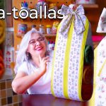 PORTATOALLAS,   fácil , súper lindo y rápido: para tu hogar, regalar o IDEA DE EMPRENDIMIENTO.