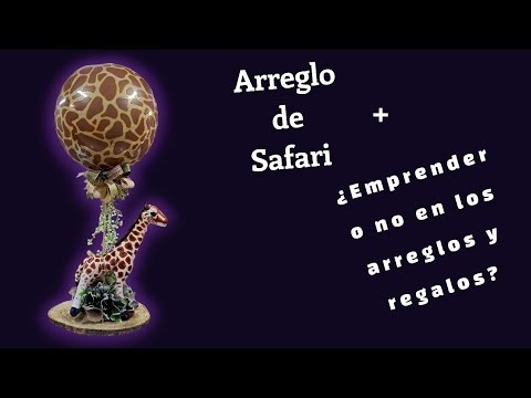 arreglo de safari y tema de emprendimiento