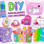 10 IDEAS PARA HACER EN CASA “UNICORNIO“ - ÚTILES ESCOLARES DE UNICORNIO - PEGATINAS - POP IT ...