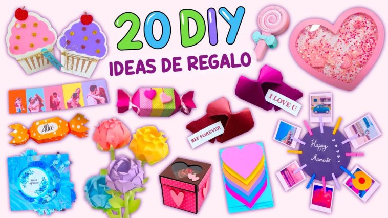 20 IDEAS DE REGALO - REGALOS HECHOS A MANO - TARJETA DE REGALO DE CUMPLEAÑOS - IDEA DE REGALO BFF