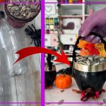 🧙🏼 Caldero de Bruja 💀 Una idea super fácil y genial para decorar en época de Halloween