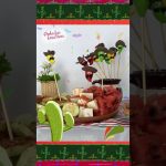 Chilitos distintivos de foamy moldeable para brochetas de fruta y decorar tu fiesta mexicana #mexico