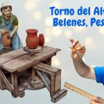 🔴Cómo Hacer EL TORNO DEL ALFARERO Para Belenes, Pesebres y Maquetas, FÁCIL Con Arte en Tus Manos