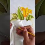 Como Pintar Flores en Tela