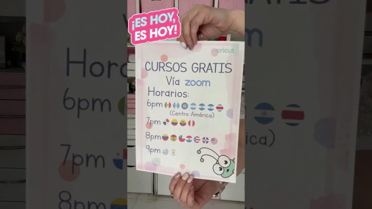 Es Hoy! Los espero en el taller de Stickers 🎒Back to School 👇🏻👇🏻https://cricut.zoom.us/j/91878015123