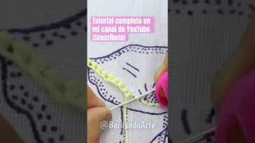 Facil bordado de flores #embroidery #bordadocreativo #handmade #embroideryart #tutorial