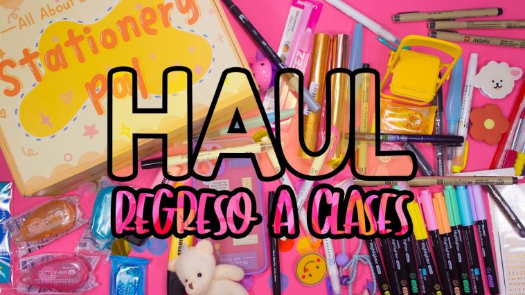 HAUL de REGRESO A CLASES + SORTE INTERNACIONAL Stationery Pal - ESPECIAL DE REGRESO A CLASES