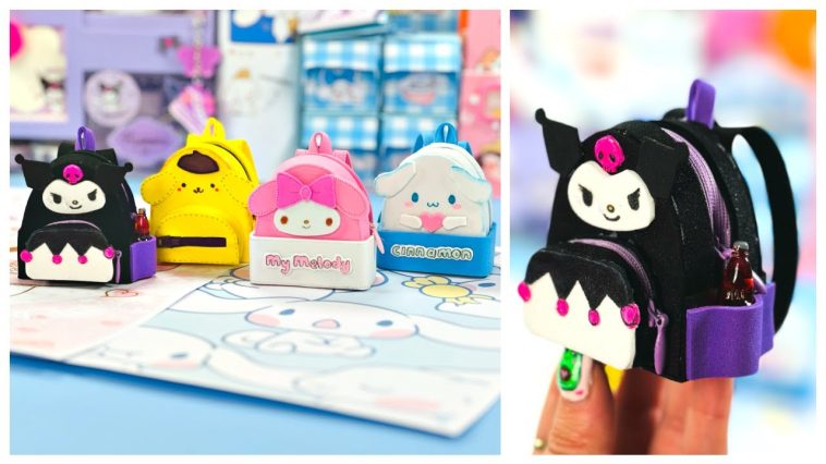 HAZLO TÚ MISMO - MINI MOCHILA SANRIO - KUROMI, CINNAMOROLL, MY MELODY, POMPOMPURIN