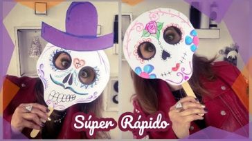 Idea Express 💀Máscaras de Catrina y Catrin día de Muertos  Chulads Creativas