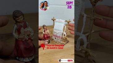 🔴Invitación Nuevo Vídeo TELAR MINIATURA Para Pesebres, Belenes  Tutorial Con Arte en Tus Manos