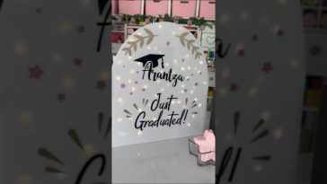 Letrero de graduación o para cualquier evento social, es muy fácil con @Cricut  #graduation