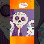 Máscaras de catrina hecha con cartulinas y colores #ideasdiademuertos #manualidades #halloweendiy