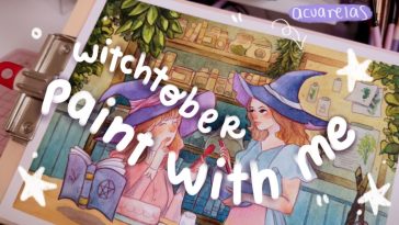 Paint with me ✧ ACUARELAS Mágicas  Witchtober