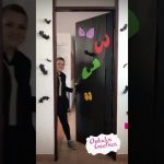 Puertas divertidas para decorar en #Halloween Craft #Diy #Manualidades