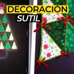 TRANSFORMA TUS RETAZOS en un MÁGICO ÁRBOL DE NAVIDAD de Pared DIY Fácil, rápido, económico y útil.