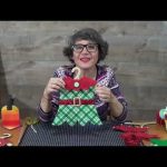 Trío vestido navideño. Duendecita. Incluye moldes (Caja de información). Yasna Pino. Casa Puchinni.