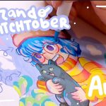 WItchtober con Arrtx colores 126 + Plumones de Acrilico