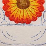 Wow‼️😱BORDADO FÁCIL Y RAPIDO PARA CANASTA DE FLORES🌸🧺PRINCIPIANTES👌 #embroidery #stitching #handmade