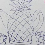 Wow‼️🍍INCREÍBLE PUNTADA PARA BORDAR FRUTAS GRANDES😱🍍PIÑA BORDADA #handmade #embroidery #stitching