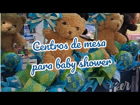 centros de mesa baby shower