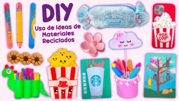 10 IDEAS HAZLO TU MISMO - USO DE IDEAS DE MATERIALES RECICLADOS – FÁCIL Y BARATO