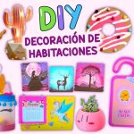 16 IDEAS PARA DECORAR HABITACIONES - DECORACIÓN DE LA HABITACIÓN DEL UNICORNIO - FÁCIL Y BARATO