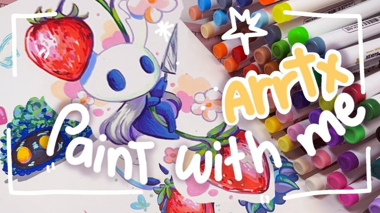 Acrylic Markers ˖✧˖ Arrtx pintando a Hollow knight