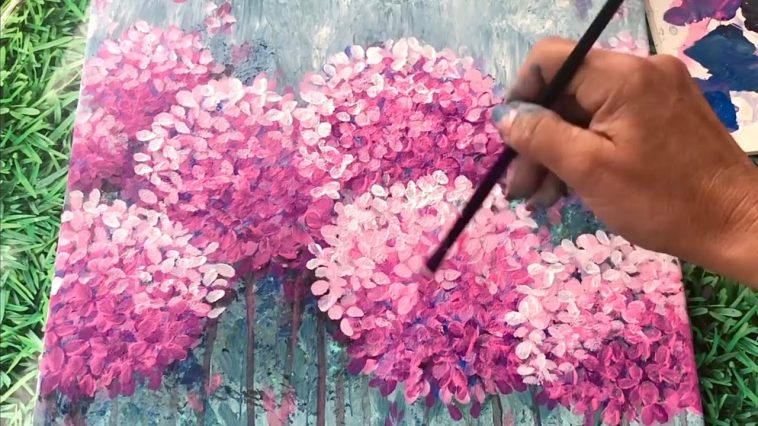 Aprende a Pintar Hortensias: Tutorial Paso a Paso para Principiantes