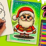 Cómo dibujar a SANTA CLAUS paso a paso! #navidad #santaclaus #christmas #dibujo #idea #santa