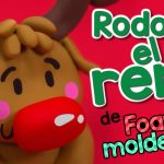 Cómo hacer a Rodolfo el reno de FOAMY MOLDEABLE - #navidad #christmas #foamy #idea #porcelanafria