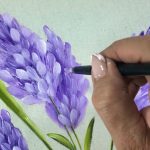 Como pintar Lavanda fácil / Pintura acrílica