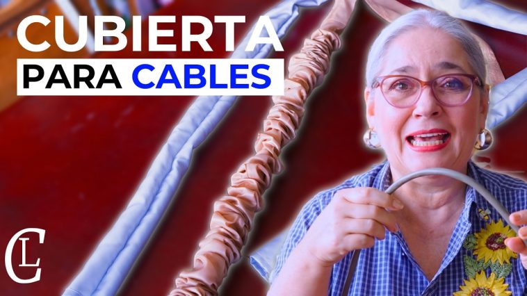 Cubierta para cables,una forma fácil,creativa de esconder los antiestéticos cables/Aprende, emprende