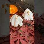 Fantasmas de porcelana fría con vela artificial para iluminar #halloween #fantasmas #diyghost