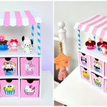 ORGANIZADOR DE ESCRITORIO CON SOPORTE PARA CUPCAKES HAZLO TÚ MISMO - ARTESANÍA SANRIO