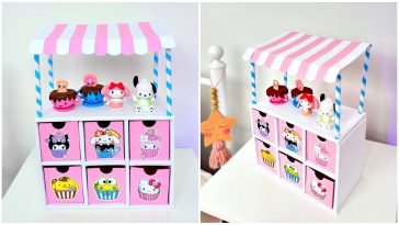 ORGANIZADOR DE ESCRITORIO CON SOPORTE PARA CUPCAKES HAZLO TÚ MISMO - ARTESANÍA SANRIO