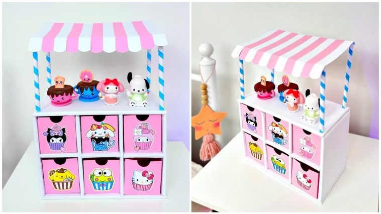 ORGANIZADOR DE ESCRITORIO CON SOPORTE PARA CUPCAKES HAZLO TÚ MISMO - ARTESANÍA SANRIO