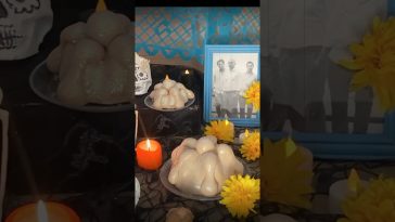 Pan decorativo para decorar la ofrenda de día de muertos o para realizar con los niños #diademuertos