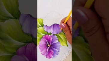 Pintando Flores #pintar #painting