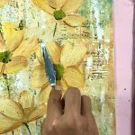 Pintura acrílica / Flores fáciles / Técnica mixta