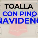 TOALLA COLGANTE NAVIDEÑA con diseño de PINO/Fácil, rápida y hermosa para tu hogar, regalar o vender