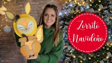 🦊 Zorro Navideño con luces :: Christmas DIY :: Chuladas Creativas