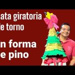 piñata giratoria o tipo torno navideña