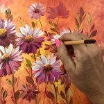 "Clase de Pintura Artística para Principiantes, Aprende a Pintar Flores"