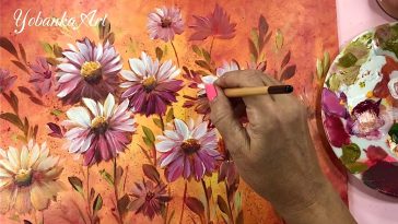 "Clase de Pintura Artística para Principiantes, Aprende a Pintar Flores"