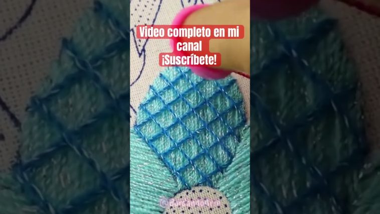 Facil bordado #embroidery #handmade #stitching #embroidery #bordar