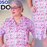 Así de fácil hice este VESTIDO o CAMISA pijama CUELLO Deportivo "SPORT"/ paso a paso 2° parte