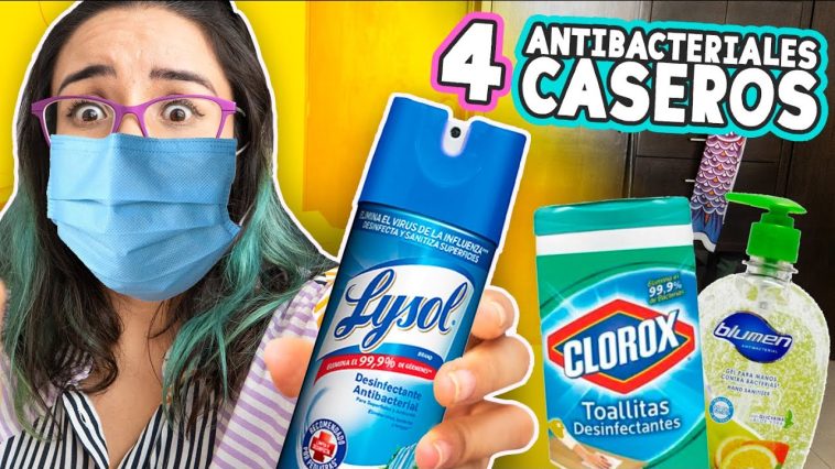 CÓMO HACER GEL ANTIBACTERIAL DESINFECTANTE con 2 INGREDIENTES 🧴🦠 ¡SÍ FUNCIONA! ✄ Craftingeek