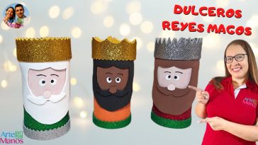 🔴Cómo Hacer DULCEROS Para REYES MAGOS, Fáciles Con Arte en Tus Manos