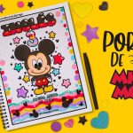 Como hacer una PORTADA BONITA de MICKEY MOUSE - #disney #mickeymouse #portadasbonitas #portadas